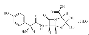 阿莫西林的化学结构式图片